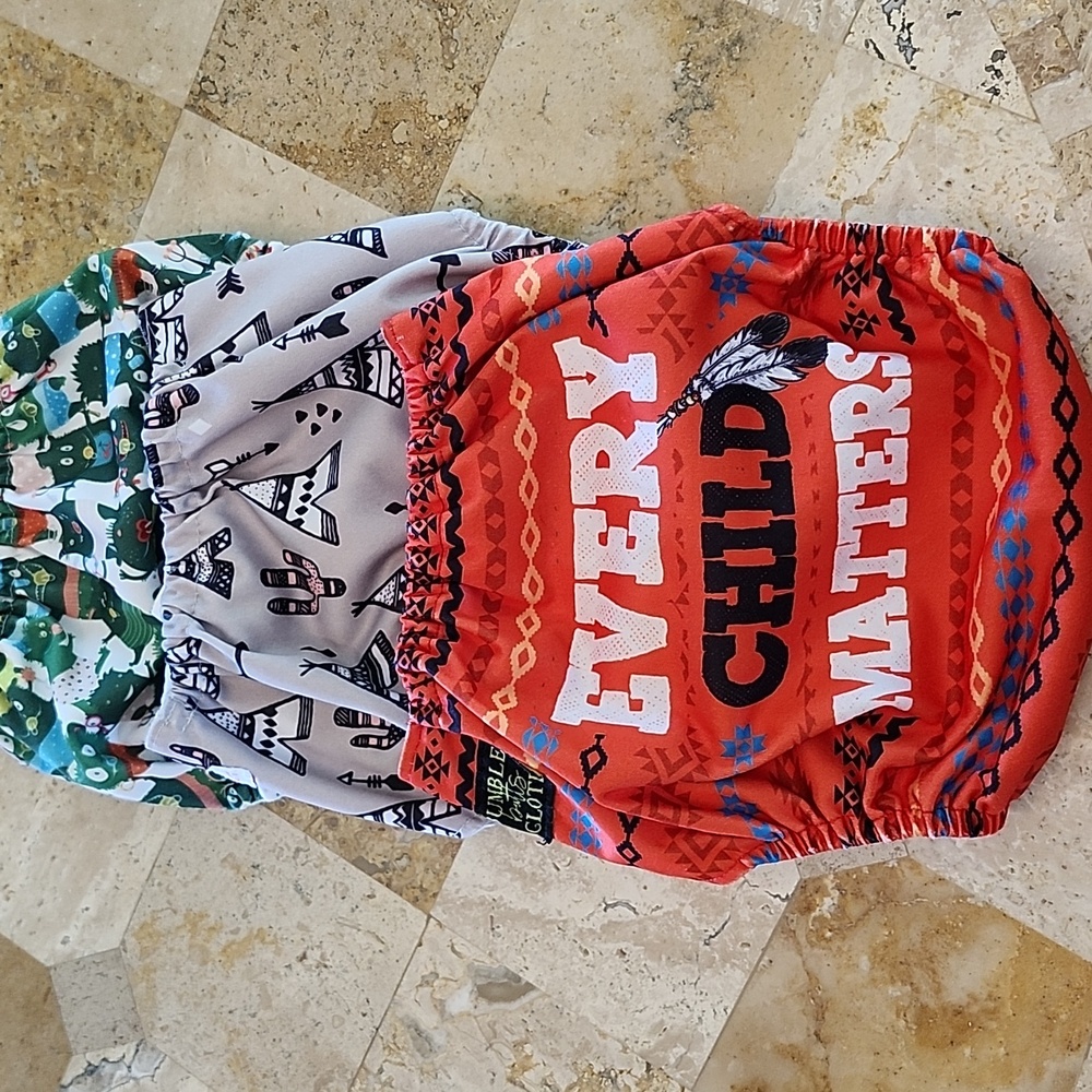 3 Colorful Cloth Diaper Covers
